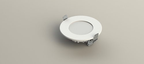 Aluminum Backlit 6w Round Panel Housing